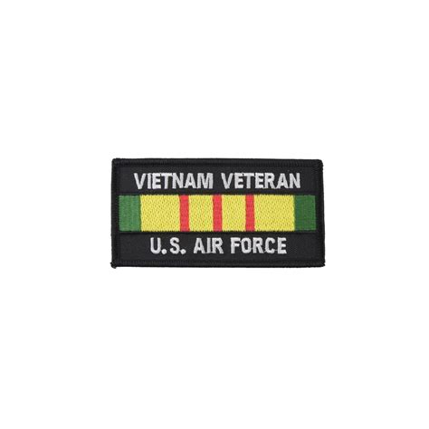 Embroidered Us Air Force Vietnam War Veteran Hat Vest Bag Patch Usaf