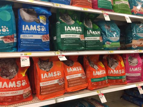 Shop at petsmart, target and petco to save on treats, food and litter products. IAMs 7lb bags of Cat Food only $4.75 at Target! (Reg $12 ...