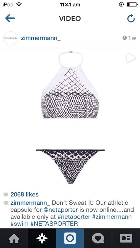 Zimmermann Instagram Video Advertisement Netaporter Crochet Bikini