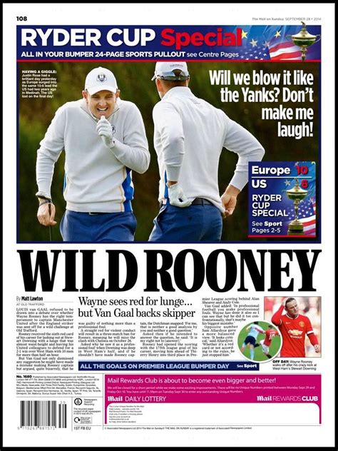 Neil Henderson On Twitter Mail Sport Wild Rooney