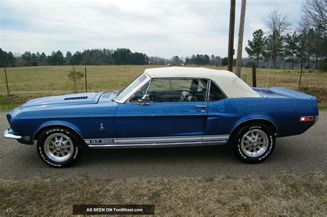 1968 Mustang Shelby Convertible Gt350 Clone Tribute