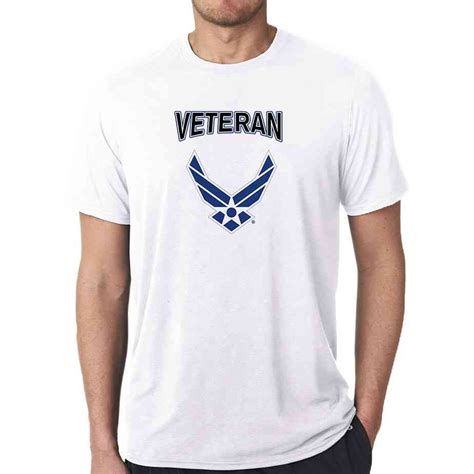 Us Air Force Veteran T Shirt With Usaf Roundel Logo