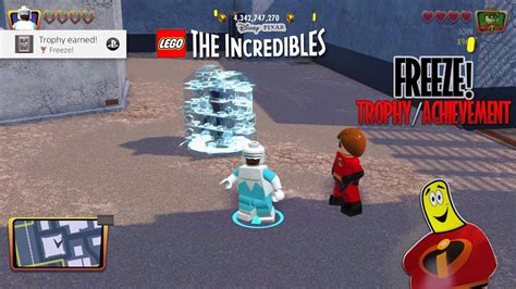 Lego The Incredibles Freeze Trophy Achievement Htg Happy Thumbs Gaming
