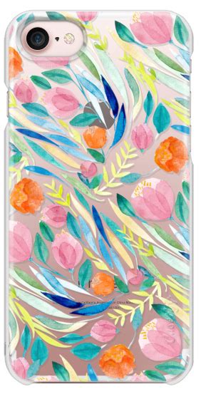 Casetify Iphone 7 Snap Case Watercolor Flowers By Iisa Mönttinen