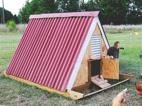 How To Build An A Frame Chicken Coop Movable Chicken Sled