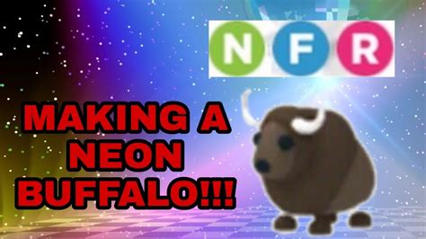 Making A Neon Buffaloadopt Meroblox Youtube