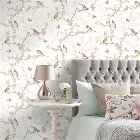 Maybe you would like to learn more about one of these? SHABBY CHIC FLORAL WALLPAPER IN VARIOUS DESIGNS WALL DECOR NEW | eBay