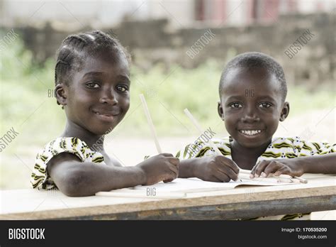 Two African Children Image And Photo Free Trial Bigstock