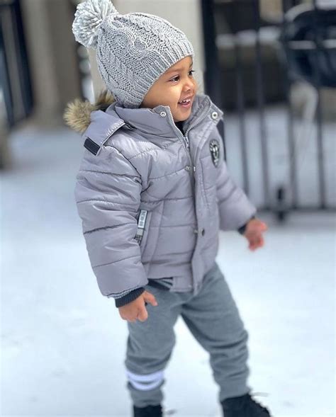 Jalyn On Instagram “officialbabycj” Mixed Babies Canada Goose