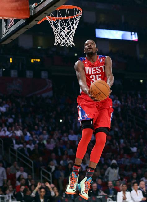 Kevin durant / brooklyn nets. Kevin Durant Rocks His All Star KD V's +Nice Dunk From Cp3 ...