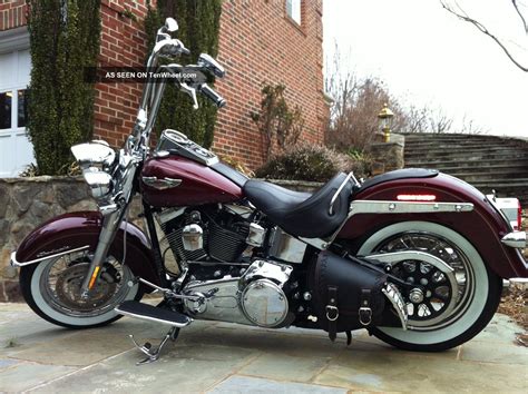 660 results for harley davidson softail deluxe flstn. 2008 Harley Davidson Softail Deluxe Flstn Burgundy ...