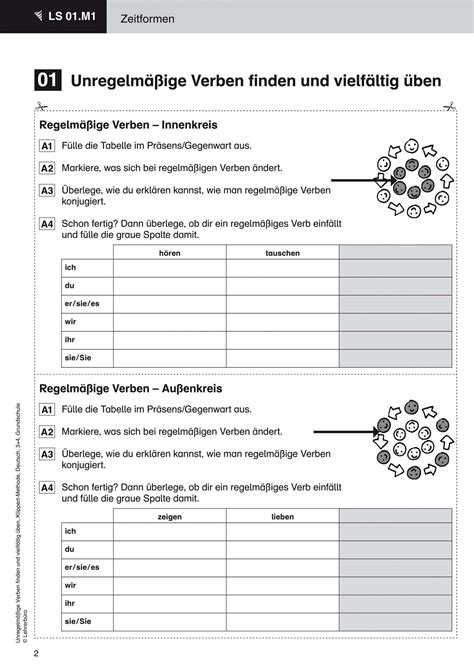 Grundschule Unterrichtsmaterial Deutsch Grammatik Bestimmt Für Deutsch 4 Klasse Arbeitsblätter