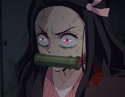 Angry Nezuko Demonio De Anime Anime Estético Personajes De Anime
