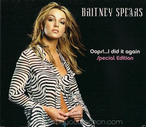Oops I Did It Again Special Edition Discograf A De Britney