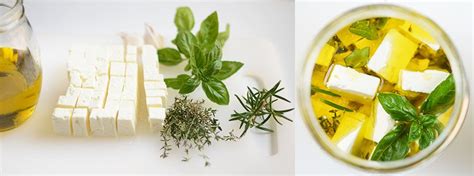 Herbs Infused Olive Oil Marinated Feta Cheese Herb Infused Olive Oil