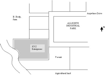 XYZ Enterprises - Site Location Plan