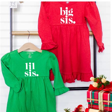 Big Sister Little Sister Matching Outfits Personalized Etsy