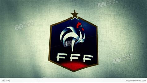 France National Football Team Flag Loopable Stock Animation 2391596
