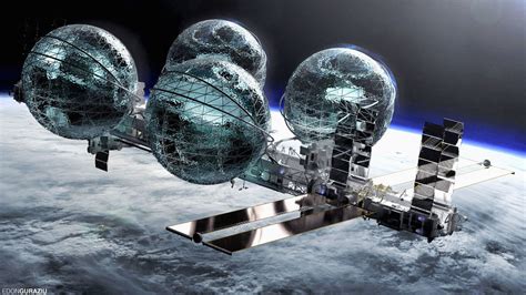 Bio Station Design 2 Edon Guraziu Space Station Spaceship Art