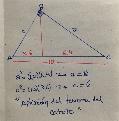 Como Calcular El Cateto De Un Triangulo Rectangulo Design Talk