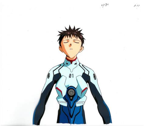 Neon Genesis Evangelion Animation Shinji Plug Suit Opening Sequence