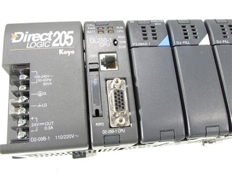 Automation Direct Plc Direct Logic 205 D2 09b 1 Slot Rack Dl 250 1 F2
