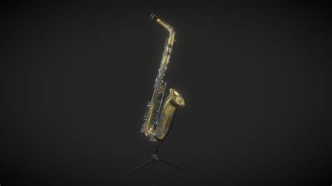 saxophone download free 3d model by matt caddie mattcaddie [f727477] sketchfab
