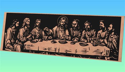 The Last Supper Svg Jesus Christ Svg Christian SVG Rustic Etsy UK