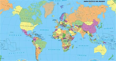 Download Mapa Mundi Politico PNG - Maesta