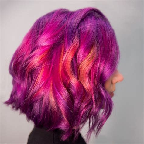 The only downside is that you cannot pick the shade of purple you want—it just takes on the color of the berries that you have. Berry Sunset in 2020 | Creative hair color, Hair, Best ...