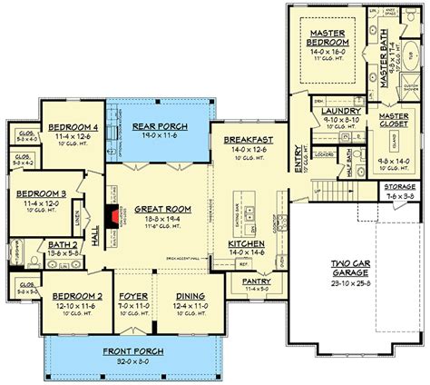 Plan 51754hz Modern Farmhouse Plan With Bonus Room