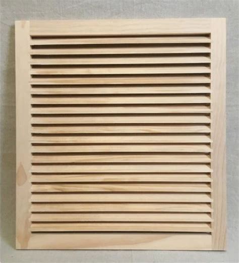 20x22 Wood Return Air Grille Panel Only