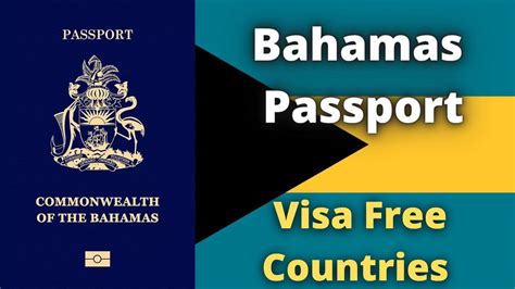 Bahamas Passport Visa Free Countries 2023 Youtube