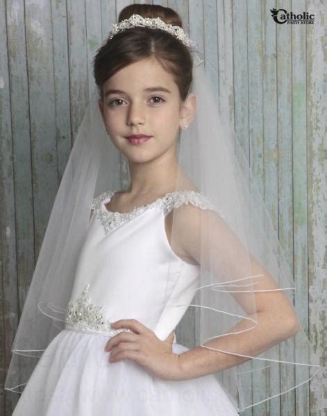 The vote is widely seen as a rebuke of president joe biden. First Communion Veil with Floral Pearl Cluster Band
