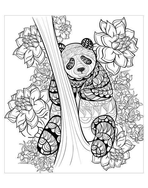 Printable Panda Coloring Pages
