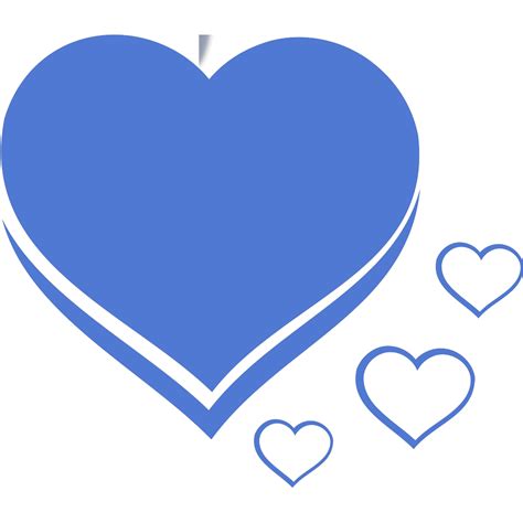 Blue Heart Png Svg Clip Art For Web Download Clip Art Png Icon Arts