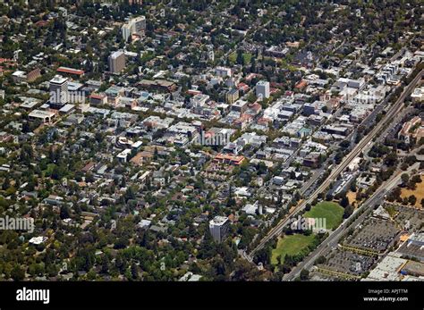 Aerial Palo Alto California From Above Stock Photo Alamy