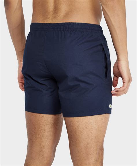 Lyst Lacoste Swim Shorts In Blue For Men