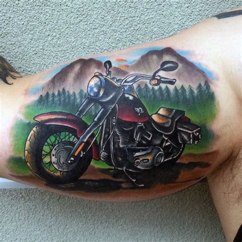 Harley davidson tattoos can be designed in a variety of different ways. 90 Harley Davidson Tattoos For Men - Manly Motorcycle Designs