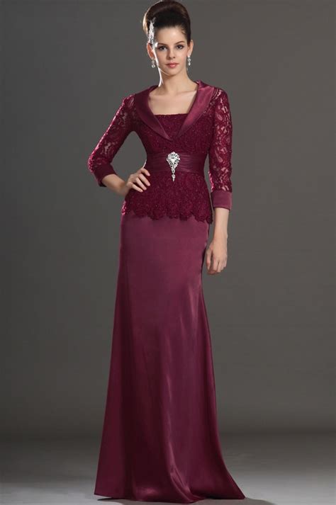 Jenny yoo velvet long sleeves dress. Fashion Long Sleeve Lace Floor Length Brides Mother of the ...