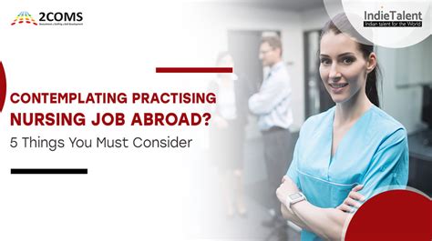 Contemplating Practising Nursing Job Abroad 5 Things You Must Consider