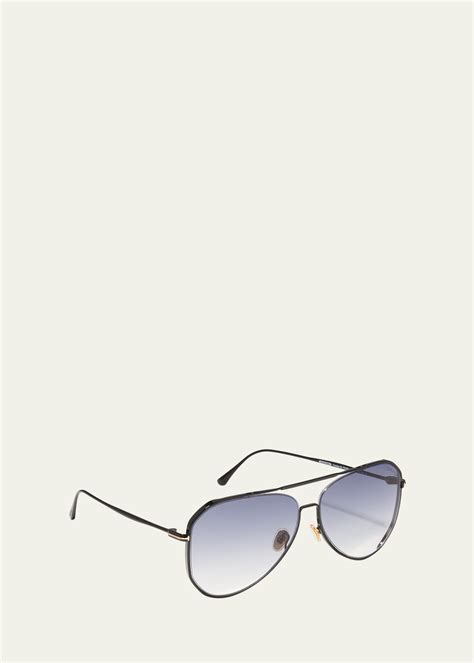 tom ford charles metal aviator sunglasses bergdorf goodman