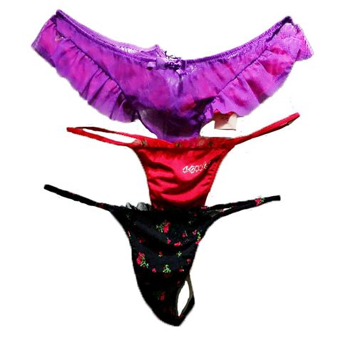 new victoria secret 3 thong panties set you choose lace trim very sexy ebay