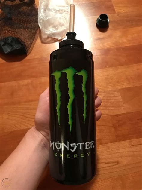 Monster Energy Athlete Only Waterbottle Metal Rare