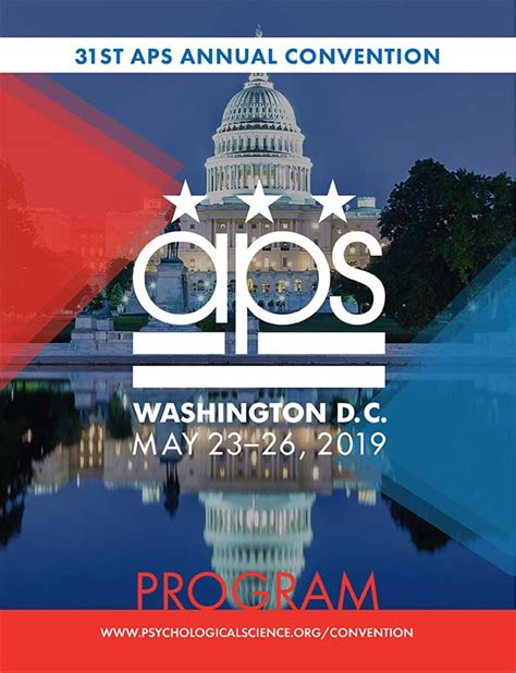 2019 convention program association for psychological science aps