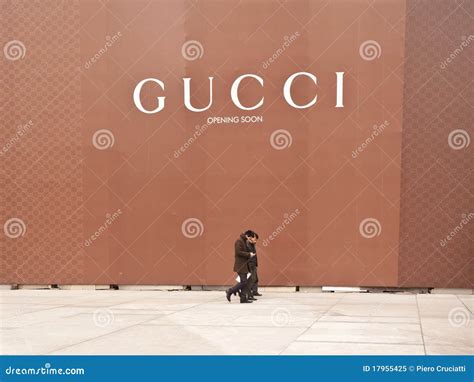 China Gucci Opening Soon Editorial Image Image Of Gucci 17955425
