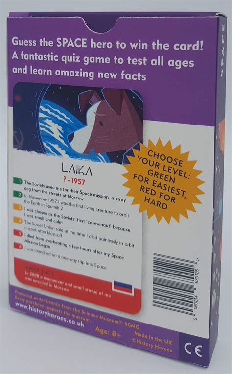 History Heroes: SPACE, a family card game about the people who made