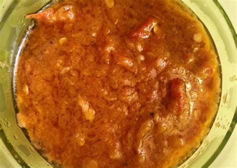 Ada yang dibuat tebal, ada juga yang dibuat tipis renyah. Sambal Terasi Matang - Sambal Terasi Matang Untuk Simpan ...