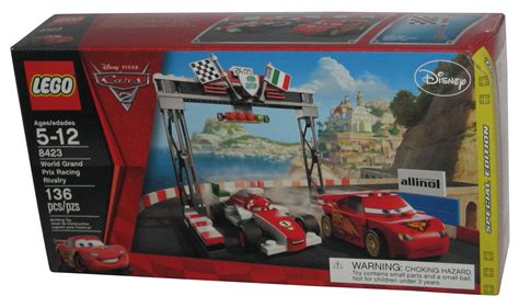 Disney Cars Lego Exclusive Limited Edition Set 8423 World Grand Prix