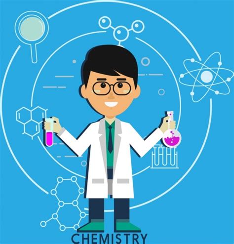 Gambar Alat Kimia Kartun